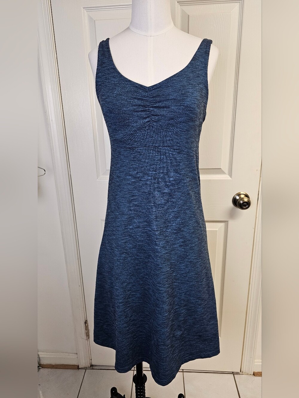 Kuhl Women Fit & Flare Sleeveless Dress Stretch Comfort Travel Summer Size S